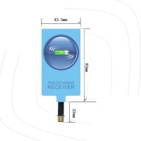 Mobile phone wireless charger receiver qi fast wireless charging adapter charger receiver for iphone,type c micro mobile phone