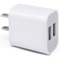 Dual USB Wall Charger Adapter US Plug 2 Port 2A for iPhone 6 7 8 Plus X Xmas and Samsung Galaxy S7 S8 S9 Mobile Phone and  More