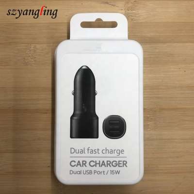 For samsung 100% Original car adapter Fast Charging charger for Samsung S10 note10 car charger usb